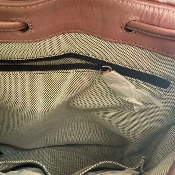 Rebecca Minkoff NEW Edie Flap Quilted Leather  Backpack Bag Tote Rare Pink Gold - Picture 12 of 16